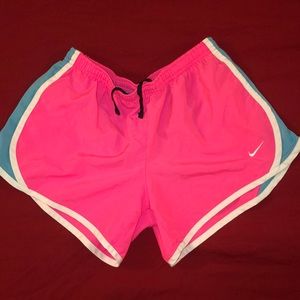 NWOT pink and blue Nike Dri-fit shorts